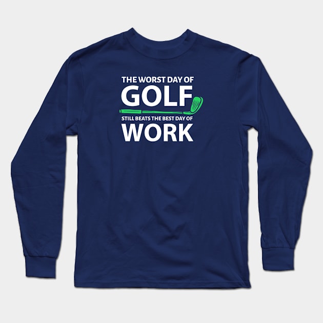 GOLFING Long Sleeve T-Shirt by DB Teez and More